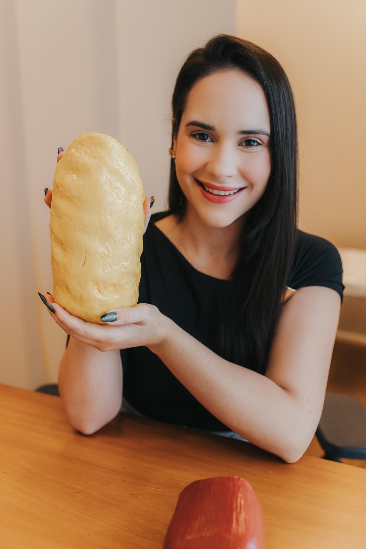 Brenda com alimento